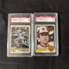 Graded 1980s Cal Ripken Jr. Baseball Cards