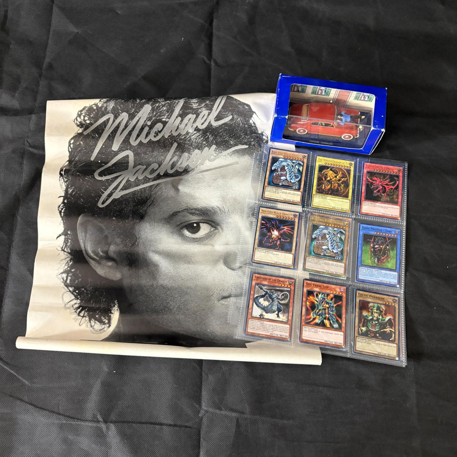 Mix collectibles lot, Yu-Gi-Oh, Tin Tin Car + (1 of 6)