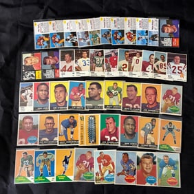 1960-62 NFL Mixed Lot (Topps, Fleer, Post)