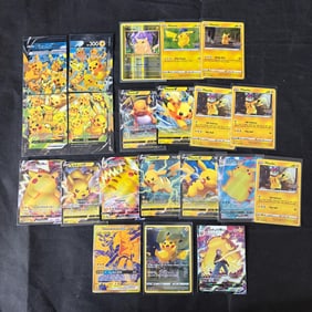 Pikachu Pokemon Card Lot, Pikachu VMAX CSR