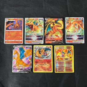 Charizard Pokemon Card lot RC, Evolutions RH