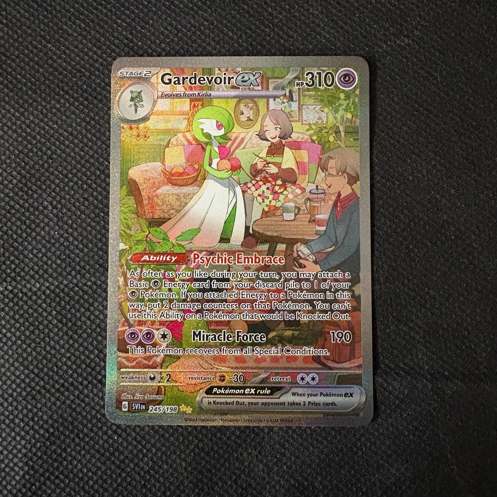 Gardevoir EX Special Illustration Rare: Gardevoir EX #245 Special Illustration Rare Scarlet and Violet Pokemon Card. We ship in-house! We ship internationally. We also offer pick up and we offer a discount for cash payments. Please look at 