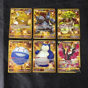 Gold Secret Rare Pokemon Cards, Snorlax +