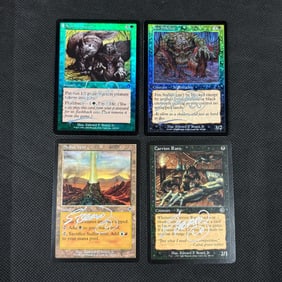 Vntg and Foil MTG Cards Signed by Edward Beard