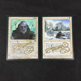 Edward Beard Signed Magic the Gathering Cards