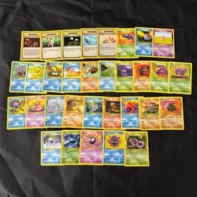 Vintage Fossil Set Commons and Uncommons