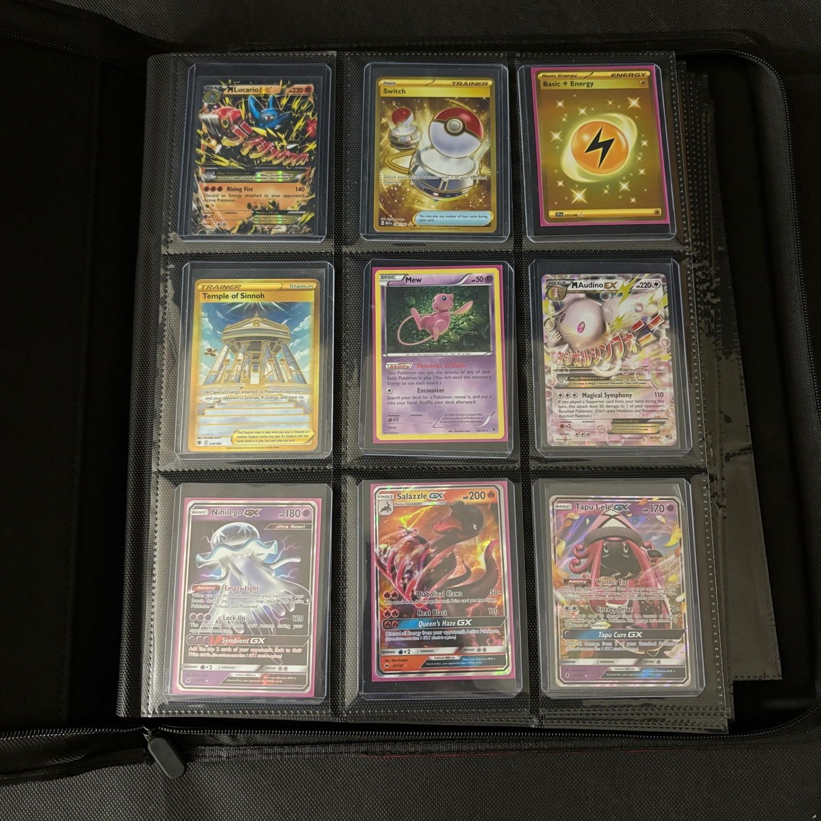 Pokemon Binder Collection, M Lucario EX + (1 of 13)