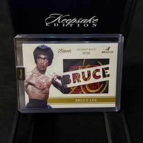 Bruce Lee Cutout Relic Card #/50