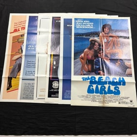 1980s Comedy One Sheet Posters, Beach Girls +