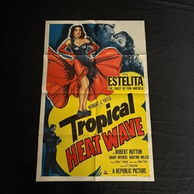 Original 1952 One Sheet Tropical Heat Wave
