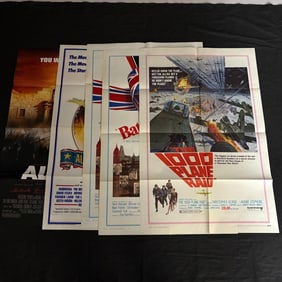 War Movie Poster Lot, 1000 Plane Raid