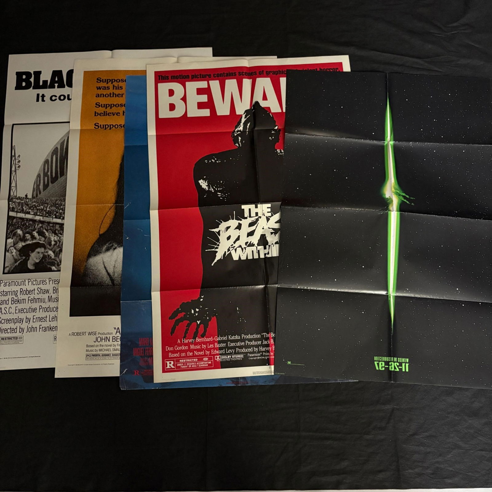 1970s-80s Horror One Sheet Posters, Alien + (1 of 5)