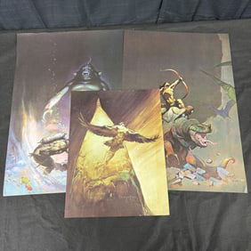Vintage Frank Frazetta Fantasy Prints