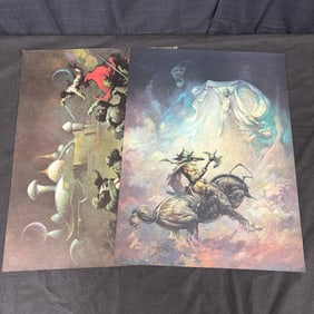 Vintage Frank Frazetta Fantasy Prints