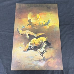 Vintage Frank Frazetta Classic Cover Fantasy Print