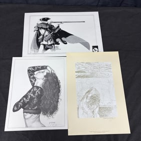 Lot of Signed Art Prints