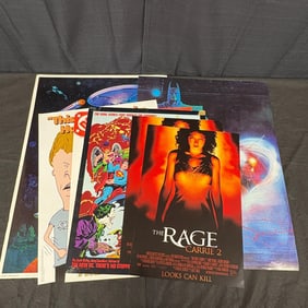 Vintage Promo Poster Lot, Batman, Star Trek