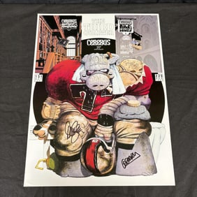 Dave Sims + Signed Cerebus Poster