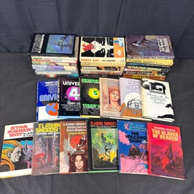 Vintage Sci-Fi Hard Cover and Paperback Books