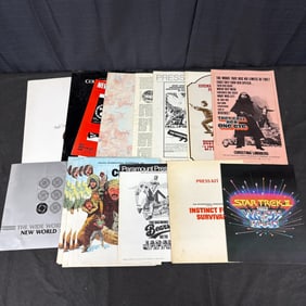 Large lot of Press Kits and Press Books