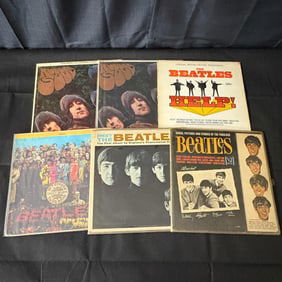 Lot of Vintage Beatles Records, HELP!