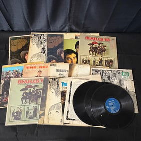Large lot of Beatles Records Albums, Empty
