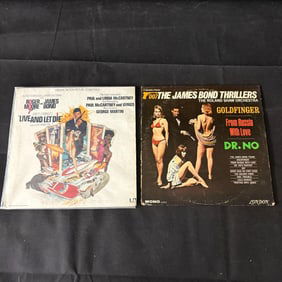 James Bond Vintage Soundtrack Records