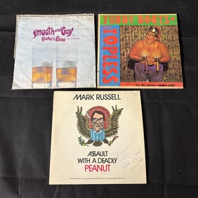 Signed Record Albums, Mark Russell +