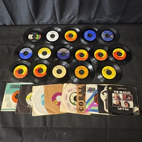 Large lot of 45s Records, Beach Boys +