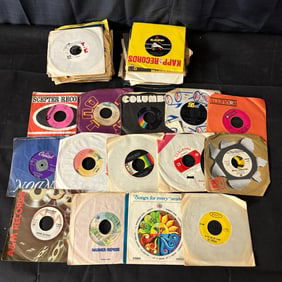 Large lot of 45s Records