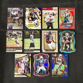 Lot of Modern #ed and Diecut Football Cards