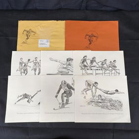 Signed Olympics Sport Prints (Robert Rigger)