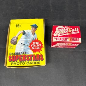 1986 Topps Traded Set, Superstar Baseball Cards