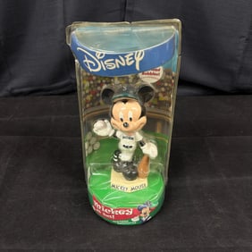 NFL Disney Bobble Heads NIB, Mickey At Bat