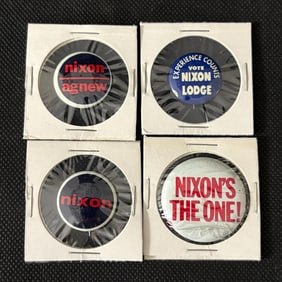 Vintage Nixon Campaign Political Pins