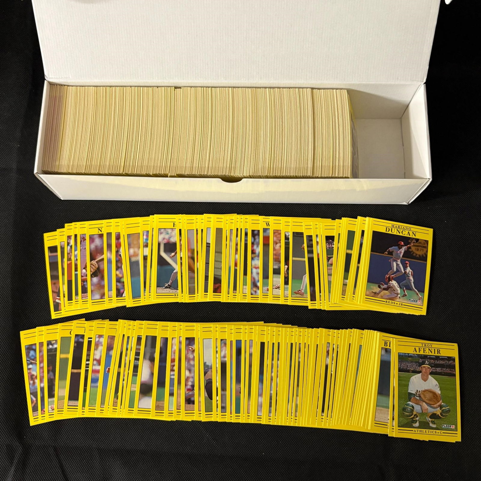 91 Fleer Baseball Card Set w/ Stickers (1 of 4)