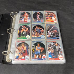 Binder full of Basketball Cards