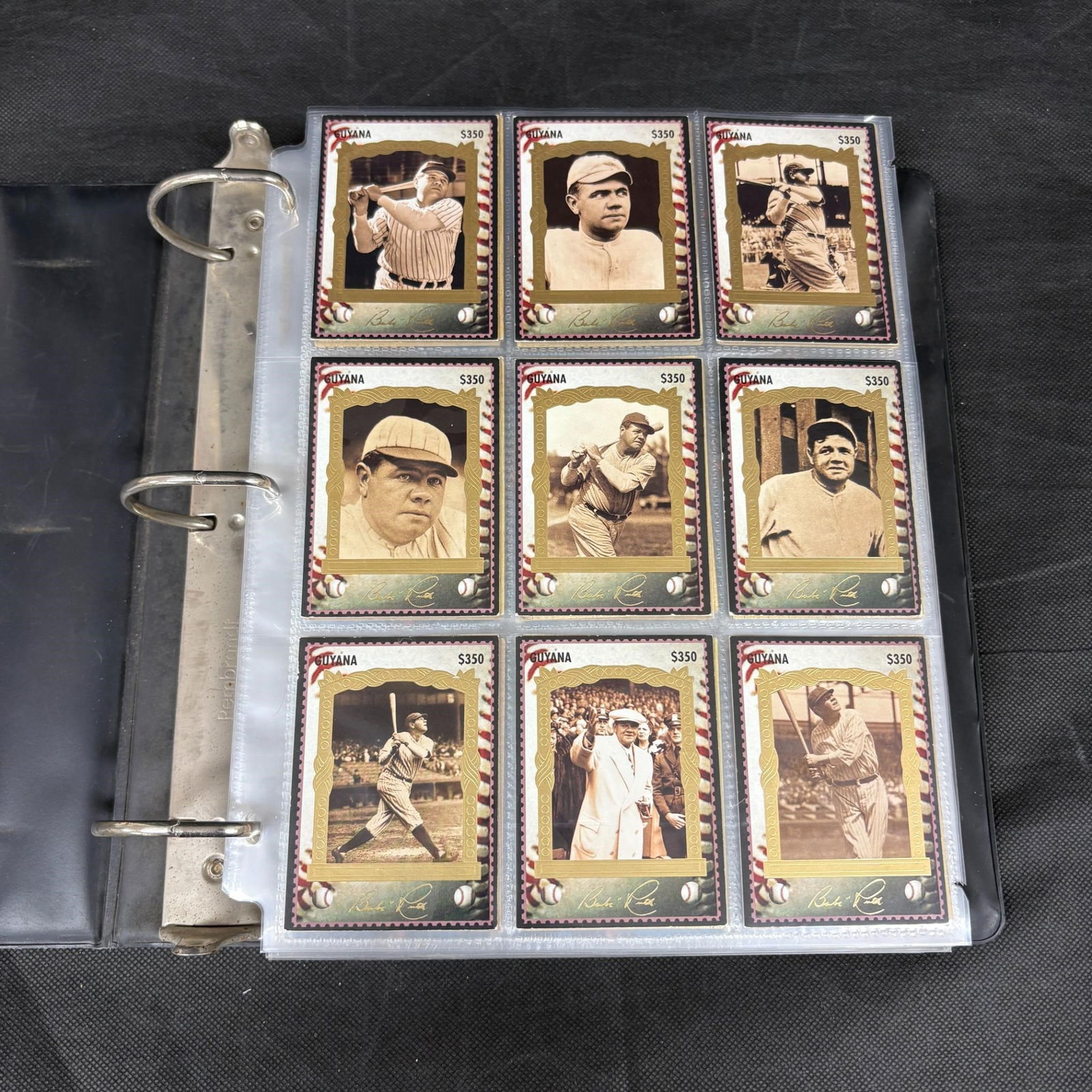 Binder full of Baseball Cards w/ HOF Players (1 of 10)