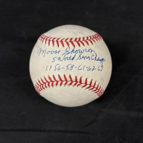 Moose Skowron Signed OALB JSA COA