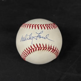 Whitey Ford Signed OALB JSA COA