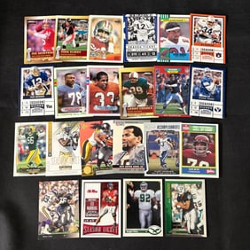 Mix of Hall of Fame Football Player Sport Cards