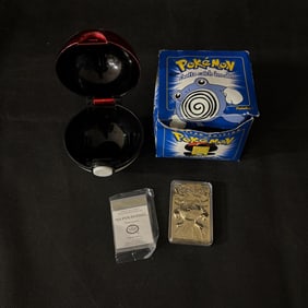 Poliwrath Burger King 24k Gold Card CIB