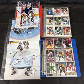 Hockey Card Collection, and Autographed Photos