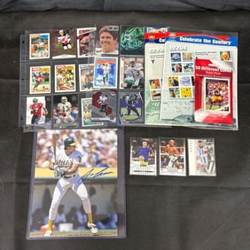 Jose Canseco Auto, Mix lot of Sports Cards