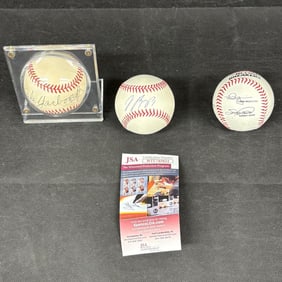 Jose Reyes signed Baseball JSA COA, +