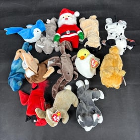 Lot of 1990s Beanie Babies