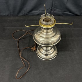 Rayo Antique Oil Lamp Converted to Electricity