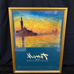 Monet Promo Poster Framed