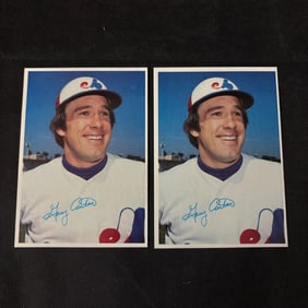 LOT OF 2 1980 TOPPS SUPER HOF GARY CARTER CARDS