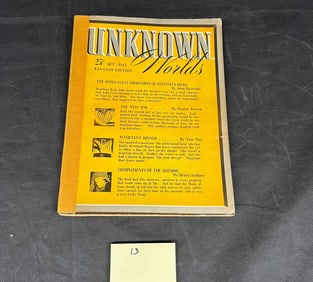 UNKNOWN Worlds, October 1942, featuring 'The Unpleasant Profession of Jonathan Hoag'